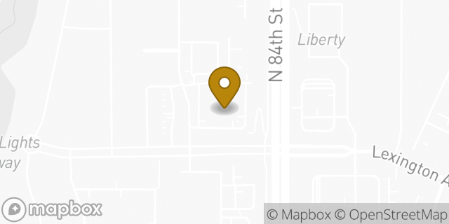 Map showing the location of Walgreens in Lincoln, NE 68505
