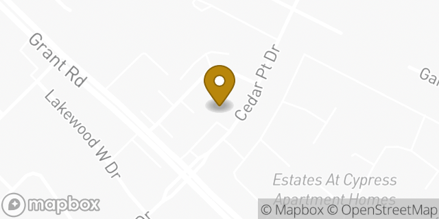 Map showing the location of Amazon Locker - Asra in Houston, TX 77070