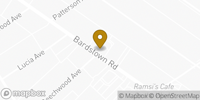 Map showing the location of McDonald's in Louisville, KY 40204