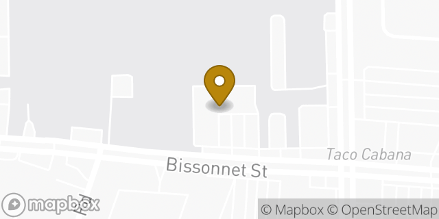 Map showing the location of Amazon Locker - Rynn in Houston, TX 77099