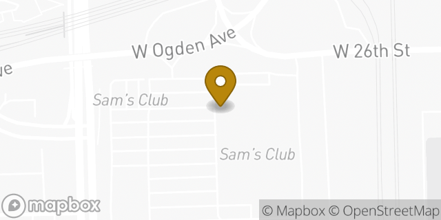 Map showing the location of Sam's Club in Cicero, IL 60804