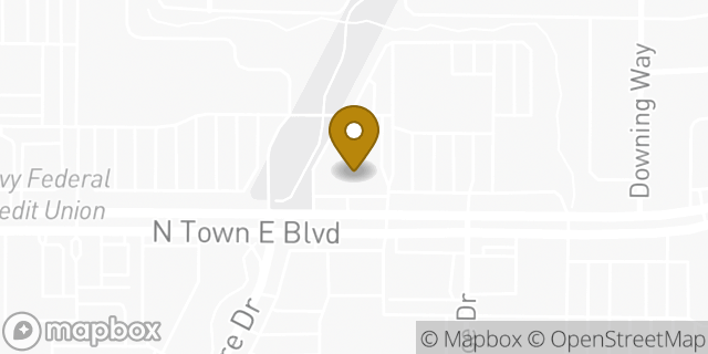 Map showing the location of Chase Bank in Mesquite, TX 75150