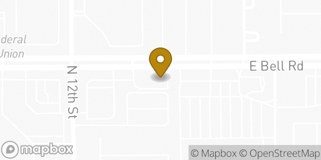 Map showing the location of Buffalo Wild Wings in Phoenix, AZ 85022