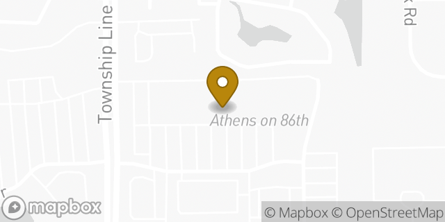 Map showing the location of Planet Fitness in Indianapolis, IN 46260