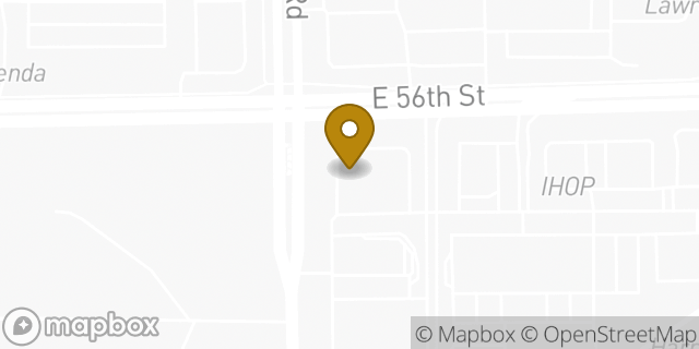 Map showing the location of Fifth Third Bank in Indianapolis, IN 46216