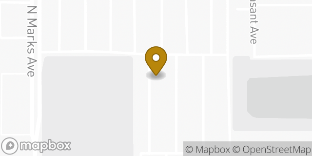 Map showing the location of Amazon Locker - Workplace in Fresno, CA 93728