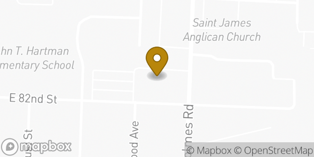 Map showing the location of The Church of Jesus Christ of Latter-day Saints in Kansas City, MO 64131
