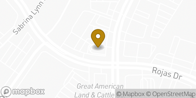 Map showing the location of McDonald's in El Paso, TX 79936