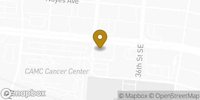 Map showing the location of The UPS Store in Charleston, WV 25304