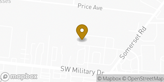 Map showing the location of Subway in San Antonio, TX 78211