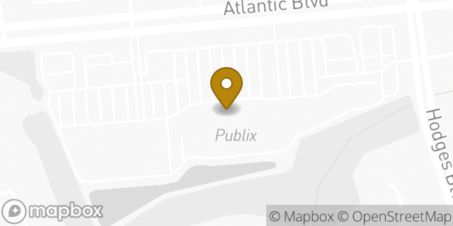 Map showing the location of ATM CVS in Jacksonville, FL