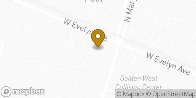 Map showing the location of 7-Eleven in Sunnyvale, CA 94086