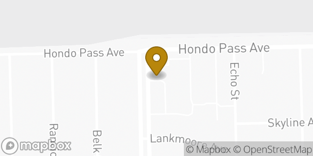 Map showing the location of 7-Eleven in El Paso, TX 79904