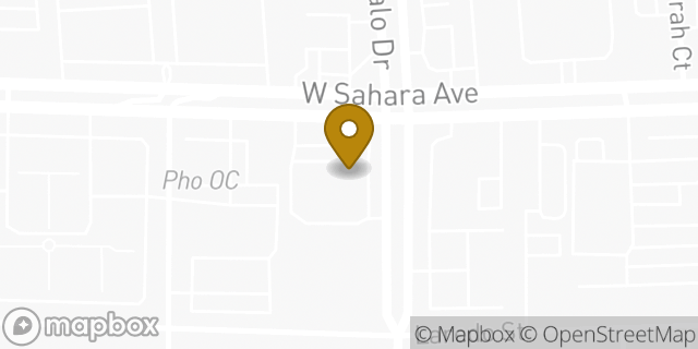 Map showing the location of CVS Pharmacy in Las Vegas, NV 89117