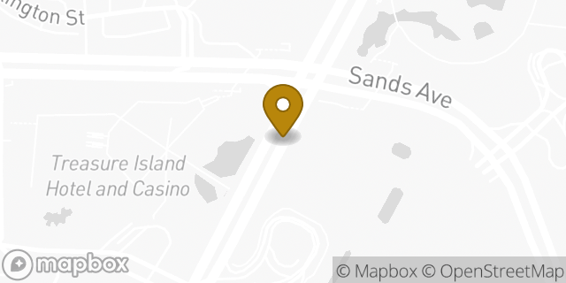 Map showing the location of Las Vegas - The Palazzo IHG in Las Vegas, NV 89109