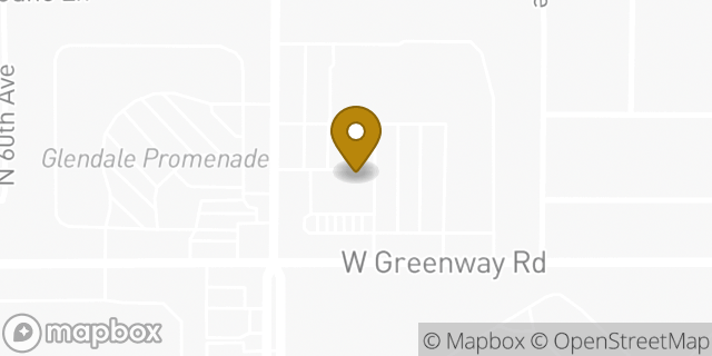 Map showing the location of Amazon Locker - Pinecrest in Glendale, AZ 85306
