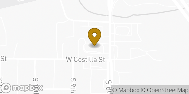 Map showing the location of McDonald's in Colorado Springs, CO 80905