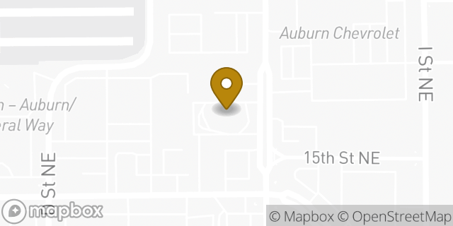 Map showing the location of McDonald's in Auburn, WA 98002