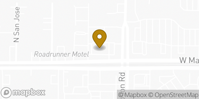 Map showing the location of ATM Walgreens in Mesa, AZ