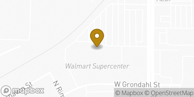 Map showing the location of Walmart in Covina, CA