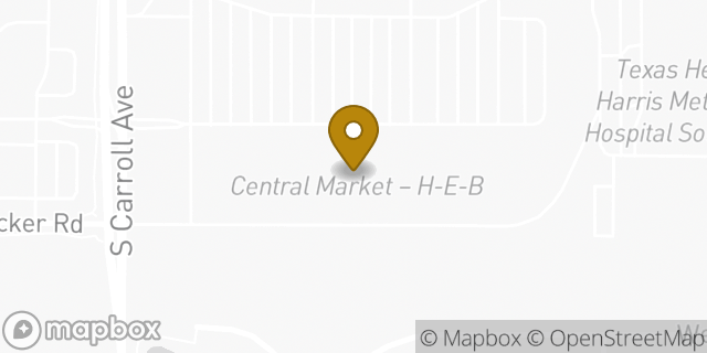 Map showing the location of ATM Central Market in Southlake, TX 76092