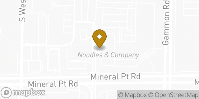 Map showing the location of Chipotle Mexican Grill in Madison, WI 53717