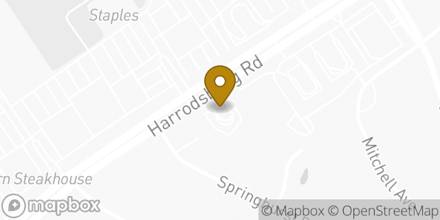 Map showing the location of Harrod in Lexington, KY 40503