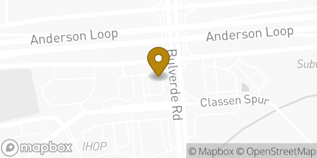 Map showing the location of Starbucks in San Antonio, TX 78247