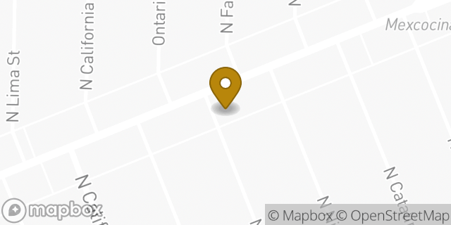 Map showing the location of Church Of Christ in Burbank, CA 91505