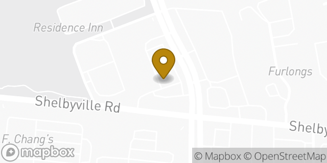 Map showing the location of ATM Walgreens in Louisville, KY 40222