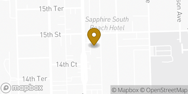 Map showing the location of 7-Eleven in Miami Beach, FL 33139