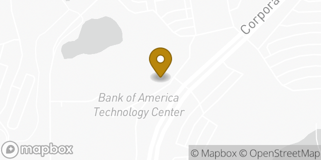 Map showing the location of Bank of America Home Loans in Plano, TX 75024