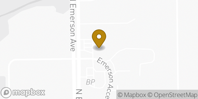 Map showing the location of Amazon Locker - Joo in Indianapolis, IN 46218