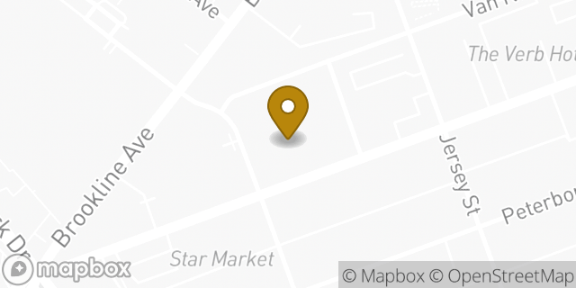 Map showing the location of Target Optical in Boston, MA 02215