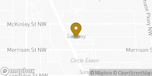 Map showing the location of Safeway in Washington, DC 20015