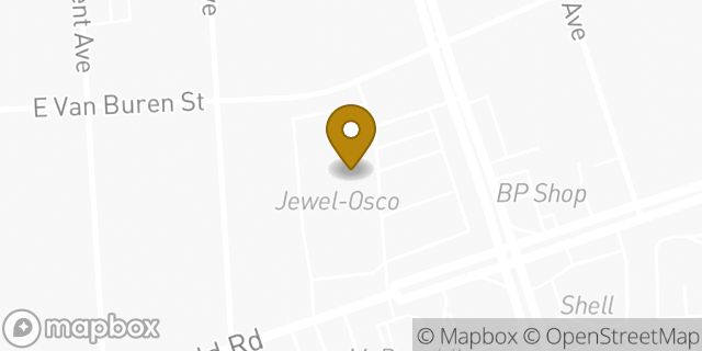 Map showing the location of Jewel-Osco in Elmhurst, IL 60126