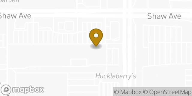 Map showing the location of Planet Fitness in Clovis, CA 93612