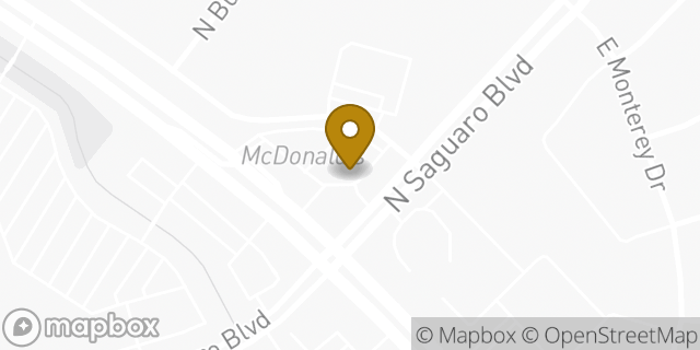 Map showing the location of Amazon Locker - Scrub in Fountain Hills, AZ 85268