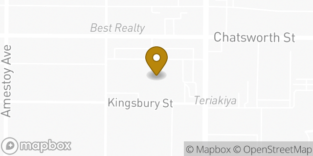Map showing the location of ATM Walgreens in Granada Hills, CA