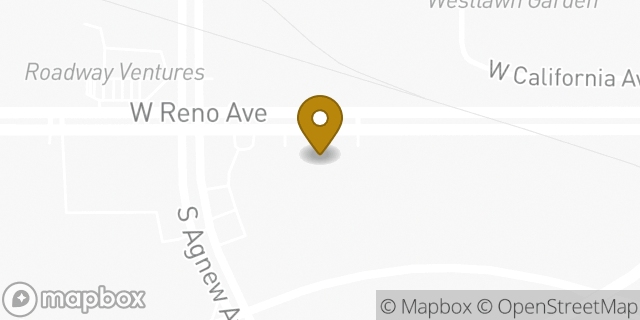 Map showing the location of Amazon Locker - Mainstay in Oklahoma City, OK 73107