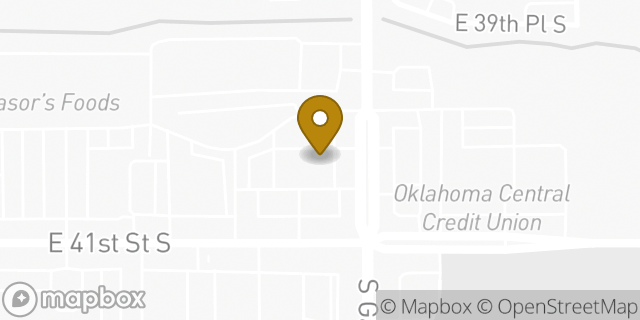 Map showing the location of Amazon Locker - Order in Tulsa, OK 74146