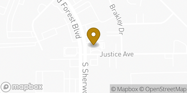 Map showing the location of Regions Bank in Baton Rouge, LA 70816