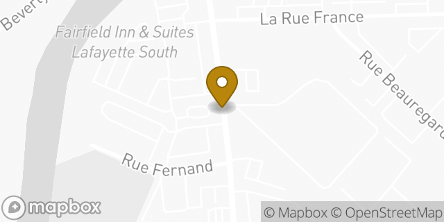 Map showing the location of Lafayette - 1700 West Pinhook HLE in Lafayette, LA 70508