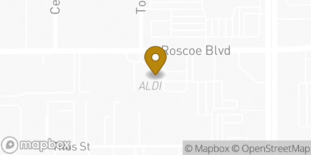 Map showing the location of Aldi in Panorama City, CA 91402