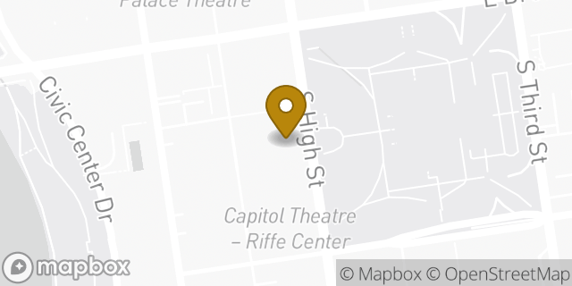 Map showing the location of Amazon Locker - Hot in Columbus, OH 43215