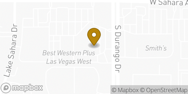 Map showing the location of Amazon Locker - Frisson in Las Vegas, NV 89117