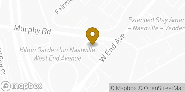 Map showing the location of 7-Eleven in Nashville, TN 37203