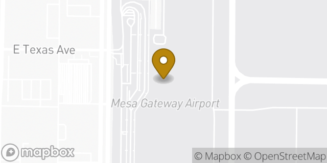 Map showing the location of Alamo Rent A Car in Mesa, AZ 85212