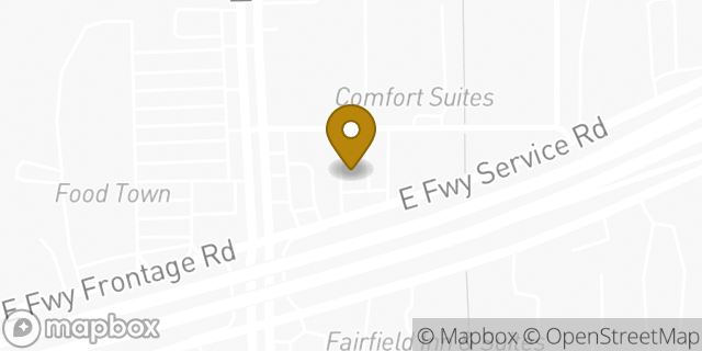 Map showing the location of I10 &Sheldon in Channelview, TX 77530