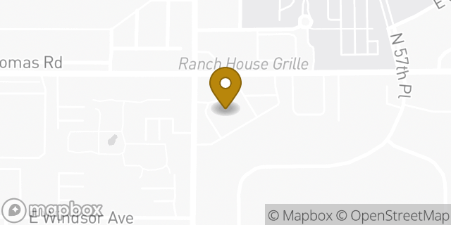 Map showing the location of Walgreens in Phoenix, AZ 85018